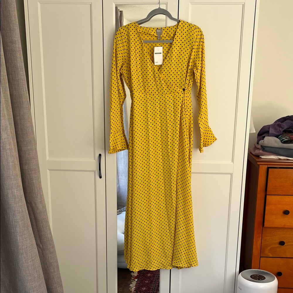 ASOS Maternity Long Sleeve Wrap Dress